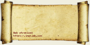 Koča Bilbija vizit kartica